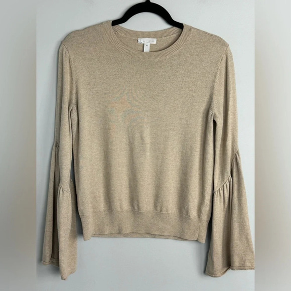 Leith Sweaters - LEITH Crewneck Bell-Sleeve Pullover Sweater size XS